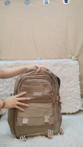 SPS FASHION BAGS#123 Fashionable multi-pocket structure Women`s 16inch backpack perfect for carrying daily essentials.