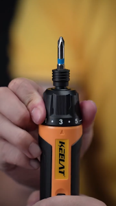 【KEELAT KES002】Obeng Listrik Mini Tanpa Kabel Bor Tangan Alat Portabel Set 36 Pcs Casable Alat Gerinda Rumah Tangga Perbaikan Furnitur DIY Perakitan Presisi Baterai Lithium Ion 2000mAh 2 in 1