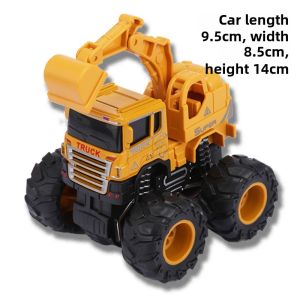 Bigfoot Alloy Toy Small Gas Car Kids Inertia Sliding Warrior Boy off-Road Drop-Resistant Wheel Model Gift Box