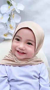Hijab instan Pasmina kancing bayi 0-25 tahun jersey premium jilbab instan kerudung pashmina newborn