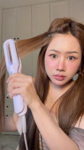 Simplus Cold Mist Hair Straightener  80 Millions Negative Ions  Caviar Oil Coating  AI Temperature Control ZFBA011