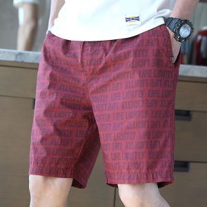 Quần Short Nam Mùa Hè Mỏng Rộng Rãi Năm Điểm Cotton Nguyên Chất Quần Dài Vừa Phải Thời Trang Cao Cấp Quần Short Nam