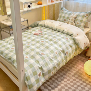 YAOKANG | Student Dormitory 100% Cotton Bedding Set