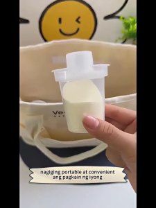 【High quality】10Pcs 80ml Portable Baby Formula Dispenser - Travel Leakproof Baby Milk Powder Box - Reusable Moisture-proof Jar - Multifunctional transparent subpackaging Box Pre-Measured Formula Powder Box BPA Free Travel Essentials