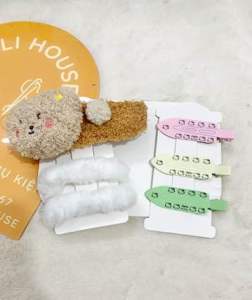 [Tặng cột tóc]-Set phụ kiện tóc dễ thương cho Bé + tặng kèm 1 cột tóc vải mềm với mỗi set phụ kiện