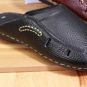 [HCM]dép quai ngang nam da bò