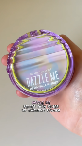 DAZZLE ME Better Than Filter HD Invisible Powder นวัตกรรมแป้งไร้ฝุ่น เนื้อบางเบา ผิวแมทสวย 24 ชม. เบลอรูขุมขนและริ้วรอย