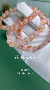 KAKTUS Kristal Asli Hematoid Crystal Bracelet
