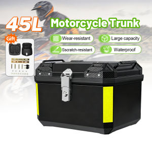36/45L Motorcycle Box Food Delivery Bag Penghantaran Trunk lining Makanan Sling Bag Hantar Motorcycle Insulated Grab Delivery Box 外卖箱