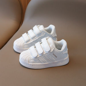 Baby Toddler Shoes Spring and Autumn Shell Toe Board Shoes Baby Shoes Boys Sneaker Girl Kindergarten White Shoes