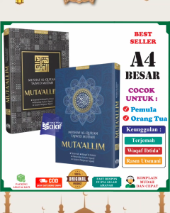 Al-Quran Al-Mutaallim JUMBO A4 HC Waqaf Ibtida Terjemah Mushaf Al-Quran Tajwid Mudah Al Mutaallim BESAR Penerbit Ummul Qura