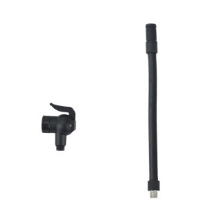 Qiudanow Universal Bike Pump Nozzle Adapter & Extension Hose for Clik Presta Schrader Dunlop Valves Bike Pump Tool Accessories