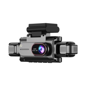 3/4 Channel WiFi Dash Cam 4-Way Simultaneous Recording APP Remote View Parking Surveillance Full Vehicle Coverage