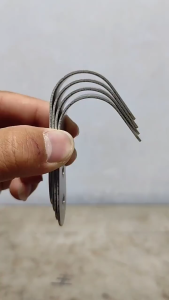 10Pcs Gantungan Hook Kapstok Stainless Steel Single / Kait Baju Dinding / Hook Single