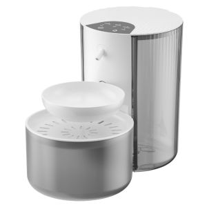 Wireless Pet Water Fountain with Automatic Water Change and Water Purification and Sewage Separation System 2000mAh/3.0L
