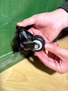 Door Bottom Support Wheel Furniture Casters Directional Cartwheels For Trolley Drawer Kitchen Cabinets Hardware