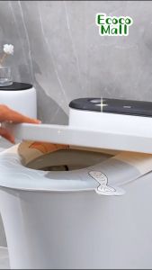 Đệm lót bồn cầu 4 mùa ECOCO chất liệu EVA chống thấm nước tích hợp tay nâng dễ vệ sinh dính cố định chống trượt thông