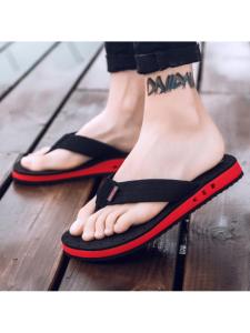 Mens Summer Anti-slip Soft Bottom Wear-resistant Waterproof Outdoor Casual Thick-sole Slippers Elastic Bandage Sandals