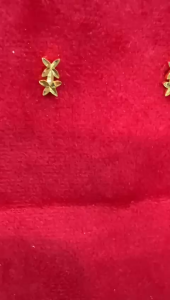 Poh Heng Jewellery 22K Starry Earrings in Yellow Gold[Price By Weight]