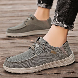 plus Size Mens Canvas Shoes Wide Fit Fall Collection Beijing Style Low Top Breathable Comfortable Flat Heel Trendy Youth Footwear