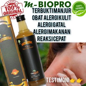 M Biopro Herbal Asli Obat Alergi Kulit l Obat Alergi Gatal l Obat Alergi Makanan 380 ml Reaksi Cepat