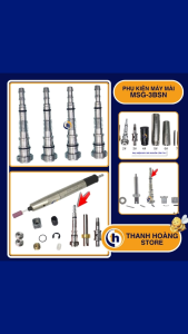Phụ tùng máy mài hơi cơ khí chính xác MSG-3BSN - Linh kiện máy mài hơi dạng bút- Precision Mechanical Air Grinder Spare Parts Msg-3Bsn