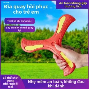 Flying Back Durable Soft Plastic Boomerang