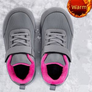 Lesvago Autumn Winter Warm Men Sneakers Women Walking Shoes with swollen feet Big foot bone diabetes Shoes for the foot with Hallux valgus Elderly widened walking shoes
