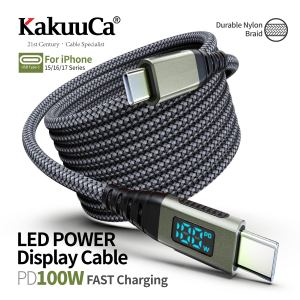 USB C Cable 100W USB C to USB Cord Fast Charging for iPhone 17/iPhone 16/iPhone 15 Series iPhone Air Samsung S20 S10 Car Play