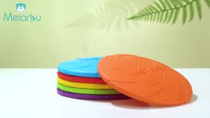 Silicone Flying Disc Toys Multifunction Pet Puppy Training Toys Outdoor Interactive Game Pet Dogs Supplies