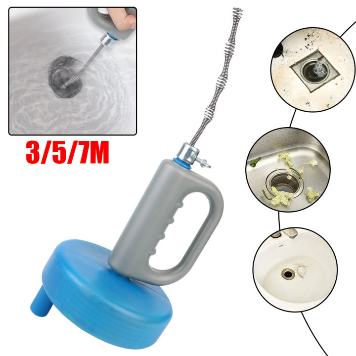 Bathroom Kitchen Cleaning Tools 5/7/10 Meters Handheld Extendable Sewer