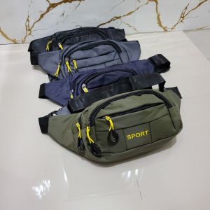 Tas Selempang Pinggang Pria Wanita Import Bahan Anti Air Trend Fashion High Quality