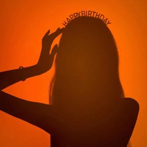 Happy birthday headband for girl Women Shiny Rhinestone Headband English Letters Headband korean style headband for women hair clamp Womens Hair Accessories head band Party jewelry set for evening party birthday gifts for women Crystal Diamond Headwear