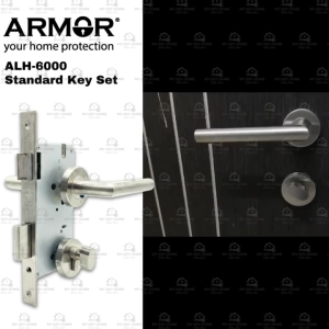 ARMOR mortise door lever lock handle Stainless Steel ALH-6000 ALH-6001 SIRIM Approved
