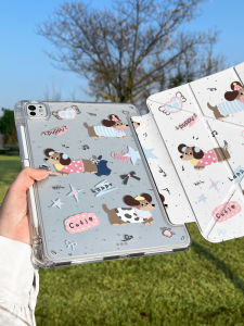 zoyu | Universal iPad Protective Case Shockproof Rotatable Magnetic Thin Lovely