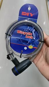 TJ Shop สายล็อคสลิง ที่ล็อคจักรยาน คุณภาพดี กุญแจล็อคจักรยาน สายล็อครถ สายล็อคจักรยาน ที่ล็อคล้อจักรยาน