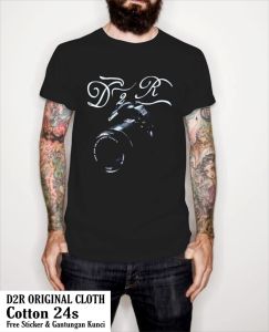 D2R Kaos Distro Pria Cotton 24S Tebal Baju Distro Cowok Keren Motif Canon Pakaian Distro Bandung Clothing TerLaris