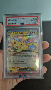PSA 10 Pikachu EX #057 HOLO Surging Sparks - Scarlet & Violet English (2024) - Pokemon Card GRADED