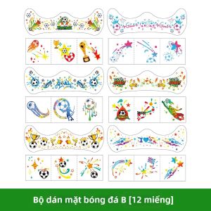 ANQIYUE | Nhãn Dán Chống Nước Bền Cho Tiệc Tùng World Cup