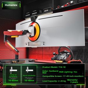 HumaneX | Gaming Monitor Stand For 49 inch Ultra-Wide Screen