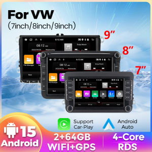 Android Carplay Auto For VW Passat B6 CC T5 Volkswagen Jetta Tiguan 7 8 9 Inch Car Radio Multimedia Player Stereo GPS Head Unit