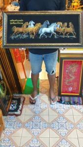 ม้า - กรอบรูป - ม้ามงคล - ม้าแปดเซียน - มั่ง มี ู่สำหรับศรี - สุข ร่ำรวย ของขวัญ ของที่ระลึก จัดฮวงจุ้ย แต่งบ้านฮวงจุ้ย - ฮวงจุ้ย