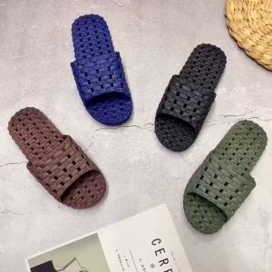 Dép nhựa lỗ đan lưới quai ngang nam nữ đi trong nhà tắm văn phòng siêu bền siêu rẻ chống trơn trượt- iDEP DL022