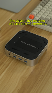 ACASIS All-in-One Multi-Port 40gbs at USB4.0 Dock – 2×DisplayPort + 3×USB-A 3.1 + SD/TF 3.0 + 2× 40gbs at USB4.0 M.2 Slots – 40Gbps High-Speed 30W PD Reverse Charging Compact Portable Dual 4K Screens at Pagpapalawak ng Storage