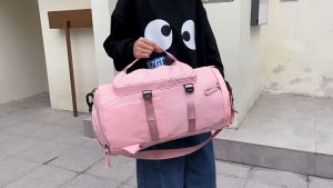 G9 Stor Travel Outdoor Beg Duffle 3 Ways Carry Duffel Backpack Water Resistant Wet Pocket Shoes Compartment