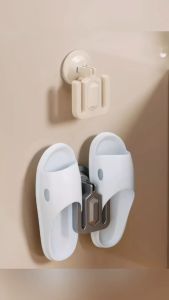 Móc treo dép trên tường nhà WC đơn giản tiện lợi treo dép nhà WC bằng cốc hút - 609