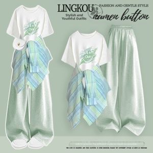 NUMEN BUTTON | Slimming Casual Set For Women 3pcs