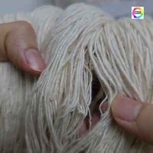 888dot (1ปอย) ด้ายดิบ ด้ายฝ้าย สลาฟ กิ้วโป่ง CM3/1 ฝ้ายแท้ 100% cotton แท้ เกรด A ทอผ้า