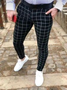 Loose Casual Straight Leg Pants Mens Comfortable Loose Fit Sports Trousers mid Waist Youth Daily Wear Printed Pattern