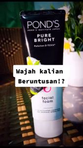 [FW PURE] Pembersih Wajah Anti Polusi Ponds Pure Bright Pollution D-TOXX 100 Gram